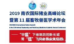 2019南农国际猪业高峰论坛暨第11届畜牧兽医学术年会